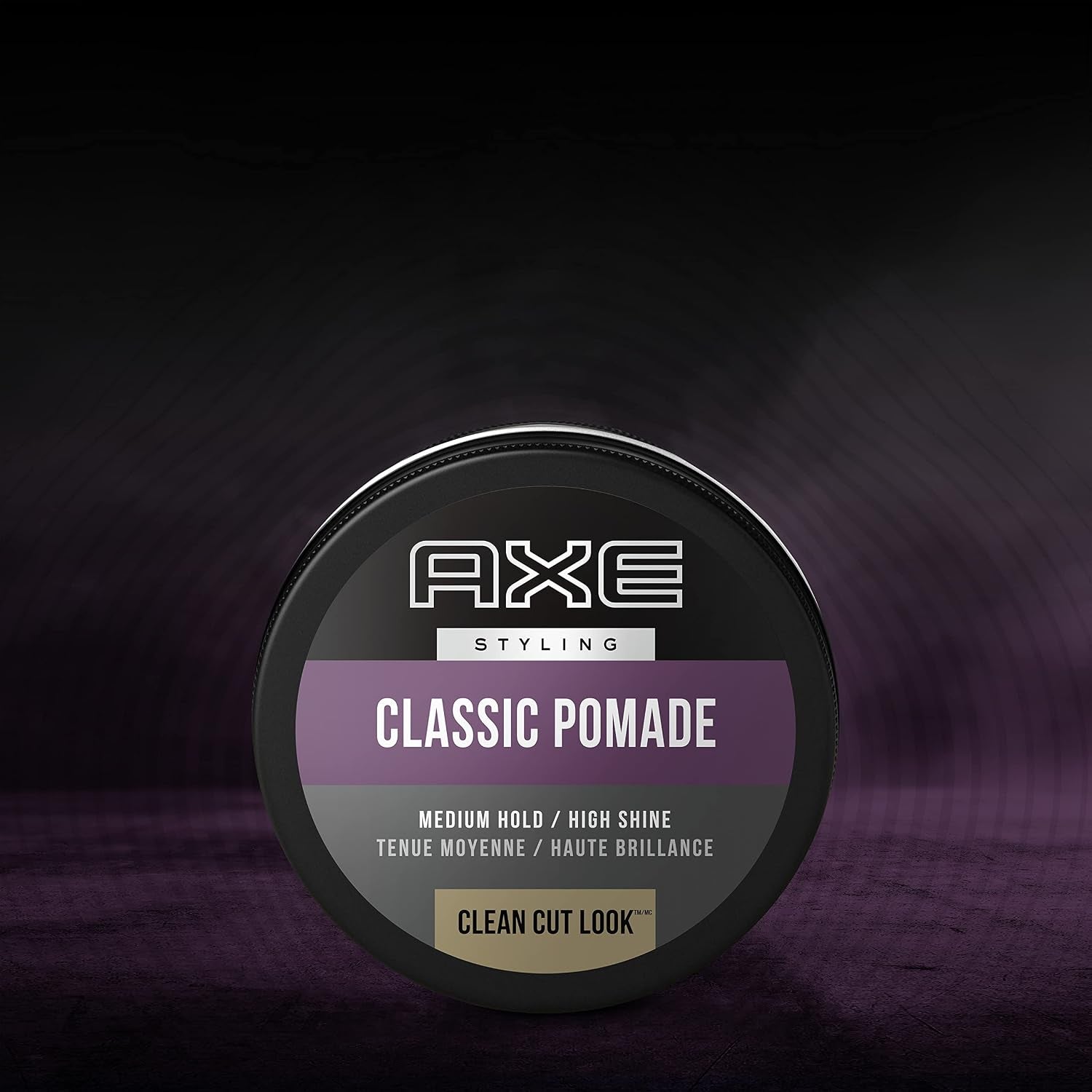 Axe Pomade: Medium Hold and Natural Finish for Easy Styling, 2.64Oz (2 Count)