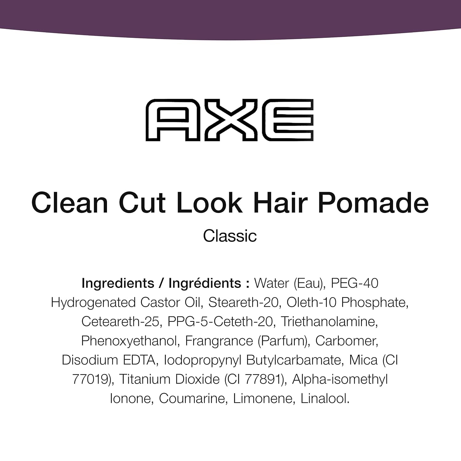 Axe Pomade: Medium Hold and Natural Finish for Easy Styling, 2.64Oz (2 Count)