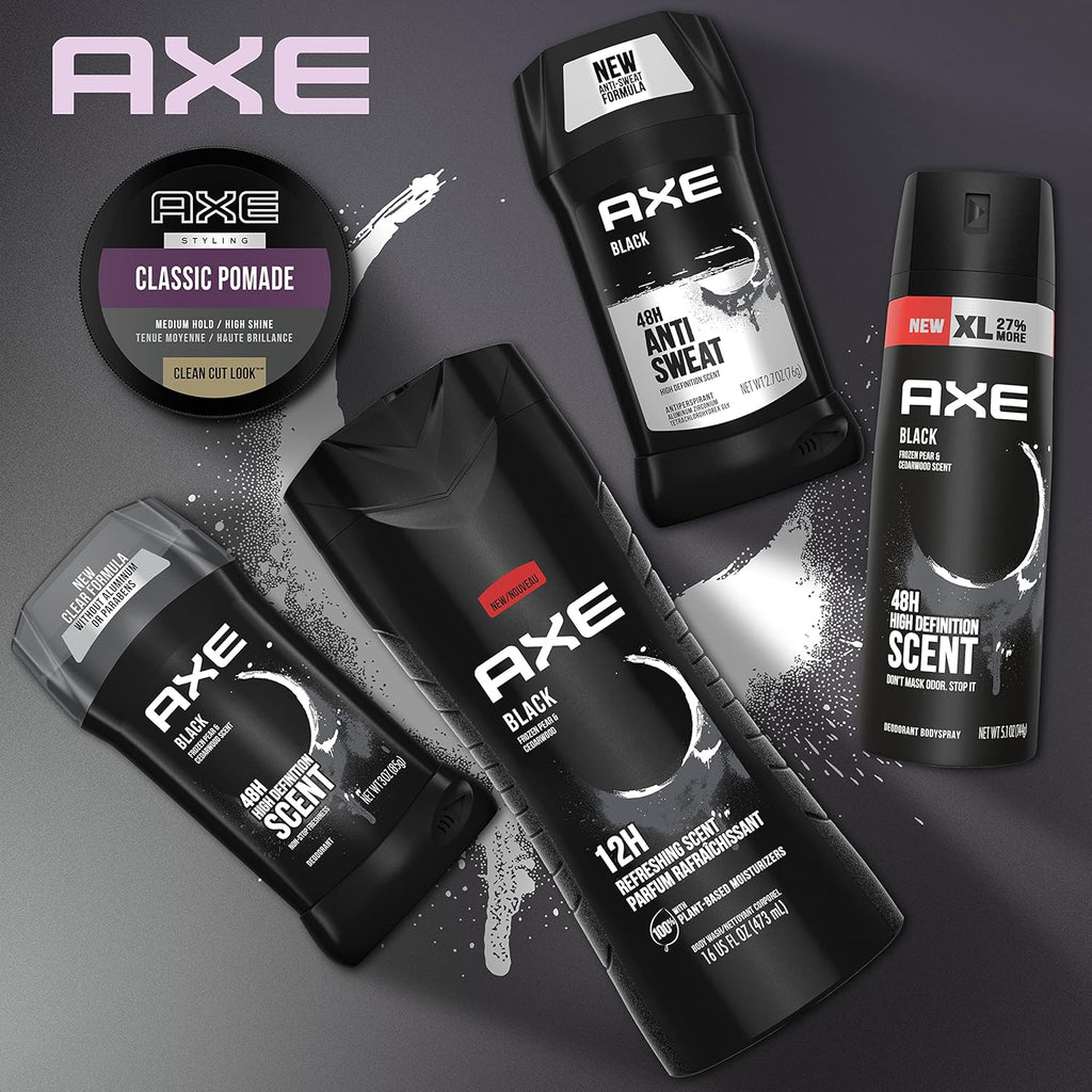 Axe Pomade: Medium Hold and Natural Finish for Easy Styling, 2.64Oz (2 Count)
